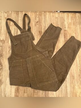 aerie Brown Corduroy Women's Overalls
